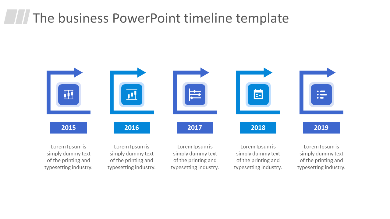 powerpoint timeline template-5-blue